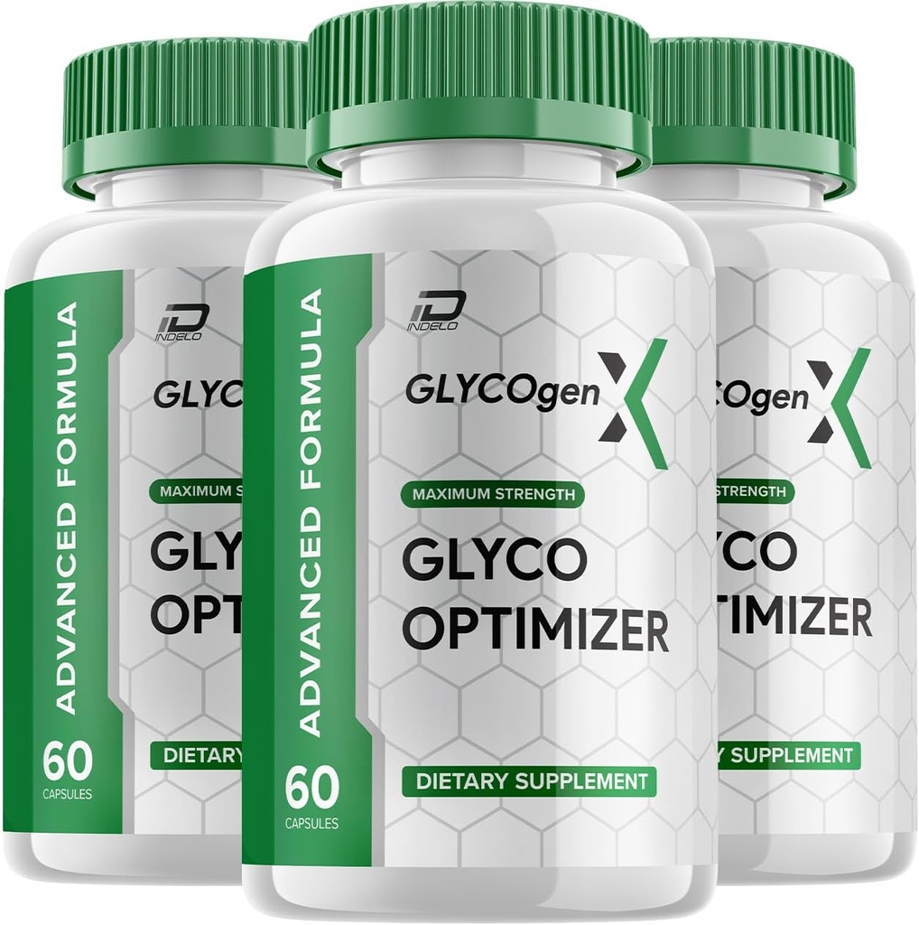 Συμπλήρωμα καψακίων GlycogenX Glyco Optimizer - GlycogenX Optimizer Advanced Formula, Glycogen X Supplement, GlycogenX Booster Reviews, Maximum Strength Glycogen Supplement (3 Συσκευασία - 180 Κάψουλες)
