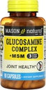 MASON NATURAL Glucosamine Complex Plus MSM with Vitamin C - Supports Joint Health, Improved Flexibility and Mobility, 90 Capsules