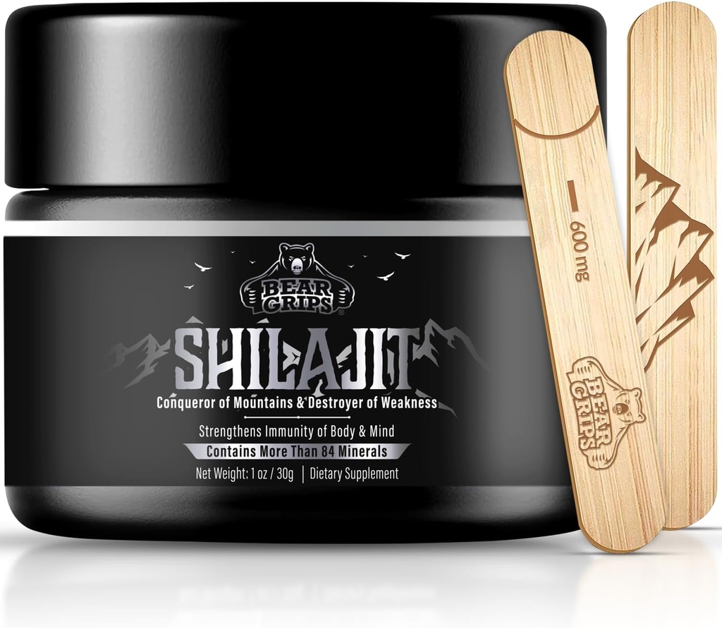 Shilajit Pure Himalayan Organic - Pure Himalayan Shilajit Supplement - Original Shilajit for Men Pure Shilajit Resin with 85+ Trace Minerals and Fulvic Acid, Support Metabolism & Immune System - 30g