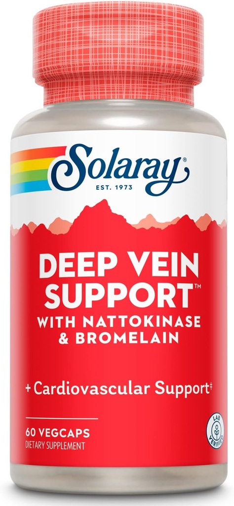 SOLARAY Βαθιά υποστήριξη Vein, Veg Cap (Btl-Plastic) 