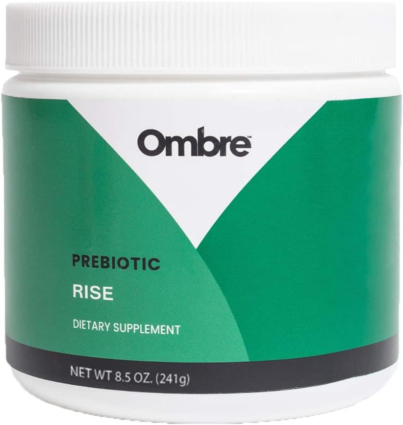 Ombre Rise Prebiotic Fiber σκόνη συμπλήρωμα, υποστηρίζει Digestive Κανονικότητα και γενική ευεξία, νερό διαλυτή, γρήγορη απορρόφηση, & απαλό στο στομάχι, ράφι-σταθερό, 8.5-Ounce Tub, 30 εξυπηρετούν