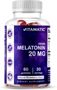 Vitamatic Melatonin 20mg Gummies for Adults, 30 Services - 60 Count - Μη Συντήρηση που αποτελούν συμπλήρωμα