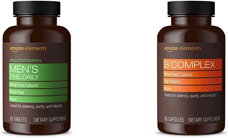 Στοιχεία Men's One Daily Multivitamin (65 δισκία) και Elements B Complex (65 κάψουλες)