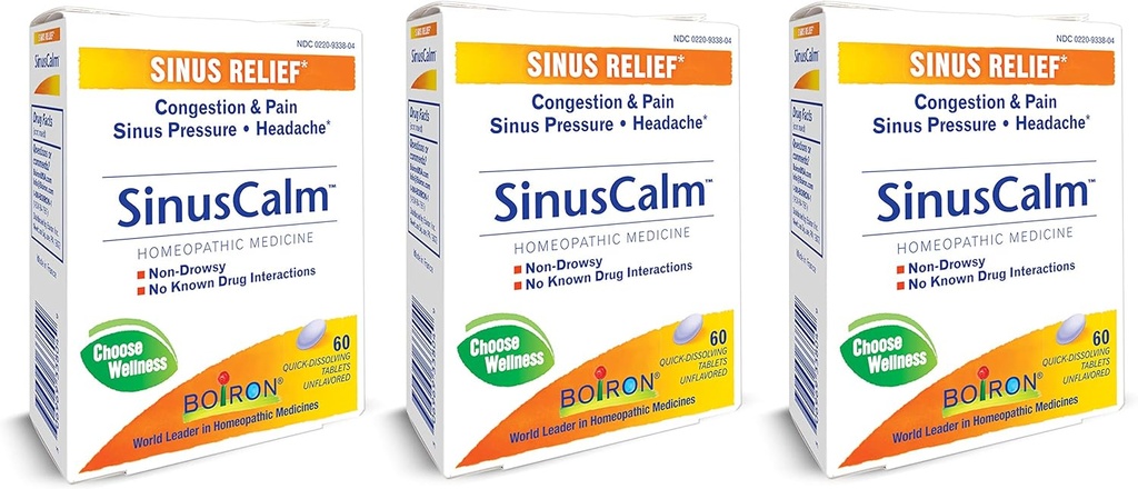 Boiron - Sinus Calm Sinus Relief - 1 Κάθε - 60 TAB