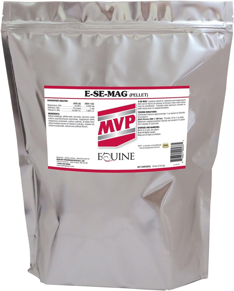 E-Se-Mag (10lb) για τη λειτουργία μυών & την αποκατάσταση στα άλογα