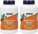 NOW Magnesium Malate 1000mg, 180 Tablets (Pack of 2)