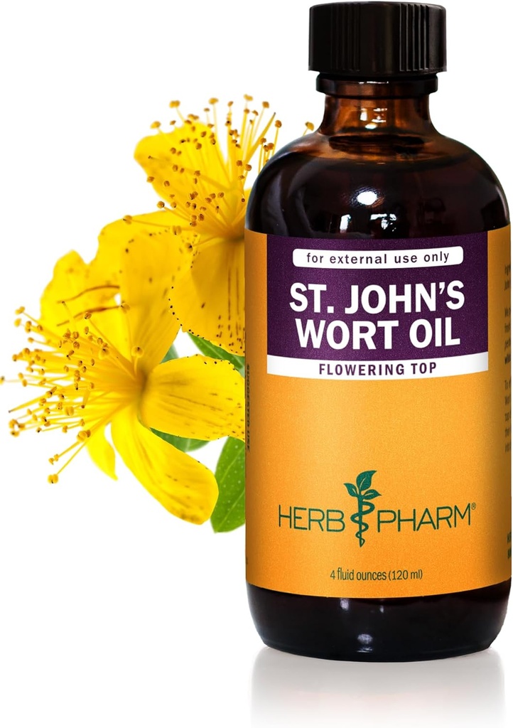 Herb Pharm St. John's Wort Topic Oil, 4 Ουγγιά (OILSJW04)