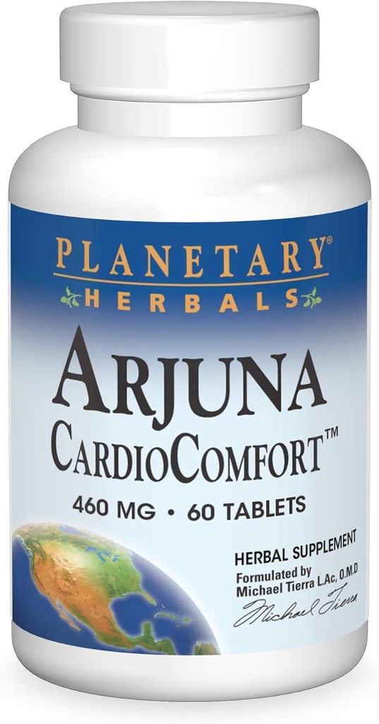 Πλανητικά Βότανα Arjuna Cardio Comfort δισκία, 460 mg, 60 Count