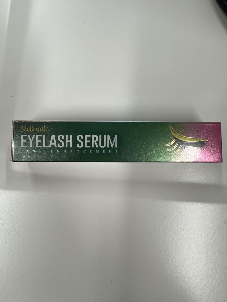 VieBeauti 3 mL Πράσινη διπλής δράσης Lash & Brow Revitalizer – Ενισχύστε το μήκος, την πυκνότητα και τον όγκο