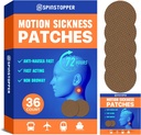 Motion Sickness Patches (36 Count), Sea Sickness Patch, Motion Sickness Patches for Cruise, Trains, Buses, and Airplanes, Motion Sickness Patch for Vertigo Relief & Motion Sickness Relief