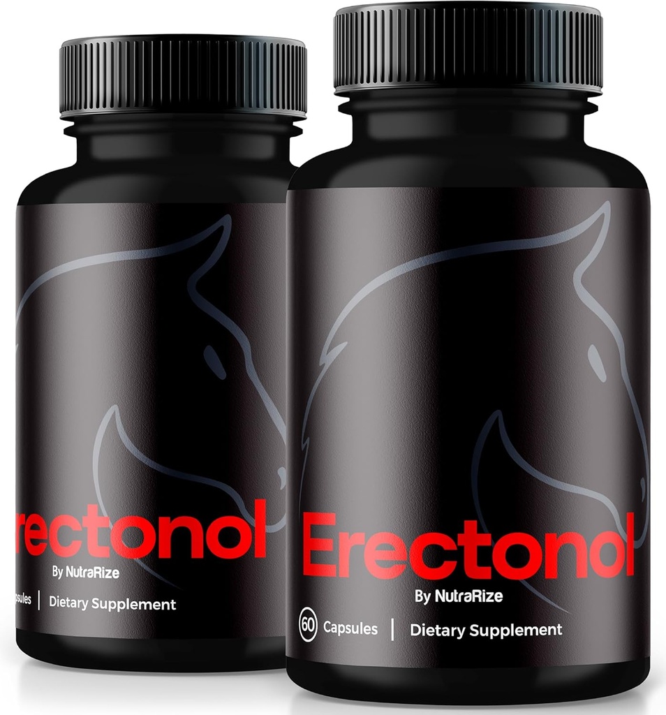 (2 Pack) Erectonol Capsules for Men, Erectonol Male Dietary Supplement, Daily Formula for Men's Wellness and Peak Performance, Advanced Formula Pills for an Active Lifestyle, Reviews (120 Capsules)
