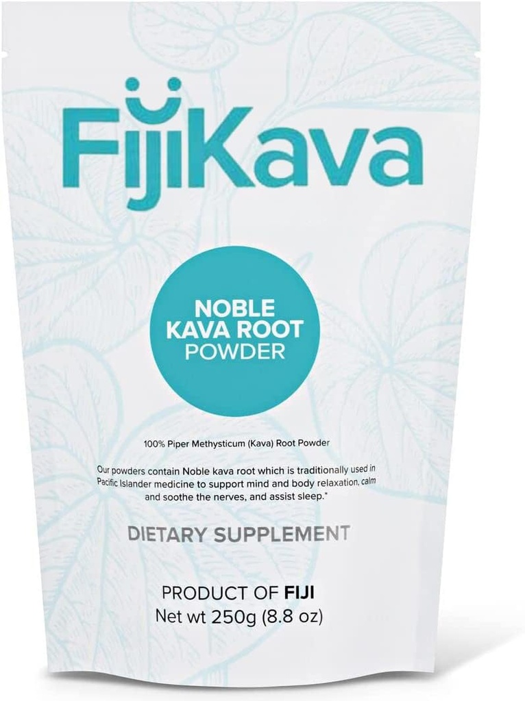 FijiKava Instant Micronized Noble Kava Powder from Fiji, 250g