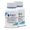 VSL #3® Probiotics for Digestive Health, IBS & UC Συμπτώματα - 112.5B CFUs, High-Potency, Multi-Strain, Ζωντανά, ψυκτικά προβιοτικά, Ιατρικά τρόφιμα για την υποστήριξη της υγείας των ούρων σε άνδρες & γυναίκες, 120 κάψουλες