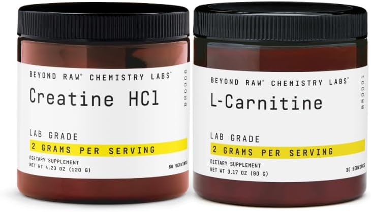 BEYOND RAW σκόνη πλάσματος HCL + L-καρνιτίνη σκόνης