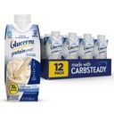 Glucerna Protein Smart Diabetes Care Shake, Βανίλια, Diabetic Meal Replacement to Support Blood Sugar Management, 30g Protein, 150 θερμίδες, Έτοιμος να πιει, 11-fl-oz μπουκάλι, 12 Pack