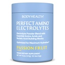 BodyHealth PerfectAmino Ηλεκτρολυτές σκόνης Όχι Ζάχαρη, Νηστεία ενυδάτωσης Keto Zero Ζάχαρη Ηλεκτρολύτες Ποτό Μίγμα με Ίχνη Ορυκτά - Πάθος Φρούτα - 30 Μερίδες