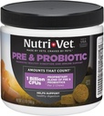 Nutri-Vet Pre & Probiotics για σκύλους, Digestive Υποστήριξη, Αναστατωμένο Στομάχι, Puppy Probiotic, Pet Βιταμίνες και συμπληρώματα, Probiotics σκύλου, ήπαρ & Τυρί Γεύση, 120 μαλακά μάσημα