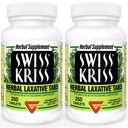 Swiss Kriss Herbal Laxative Tablets, Natural Laxatives for Constipation Relief, Senna Laxative, 250 tablets, (Συσκευασία των 2)
