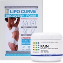 Arnica Montana Mouising & Swelling Cream & LipoCurve Foam Post Surgery Pads Bundle, για Lipos Δημοπρασία Post Surgery Recovery & Lymphatic Drainage