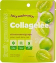 Collagelee Collagegen Gummies - Marine Collagen Candy με Βιταμίνη C, Υαλουρονικό Οξύ, & Βιοτίνη για Ενυδατωμένο, Νεανικό, Πλούμμυρο Δέρμα - Κορεάτικα Σνακ Κολλαγόνο (Shine Muscat Grape)