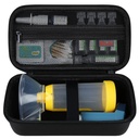 Elonbo Carrying Case for Asthma Inhaler, Inhaler Spacer for Kids and Adults, Μάσκες, Inhaler Holder Asthma Travel Organized Bag, Pocket Fits Allergy Meds, Ventolin Inhaler, Black (Case Only)
