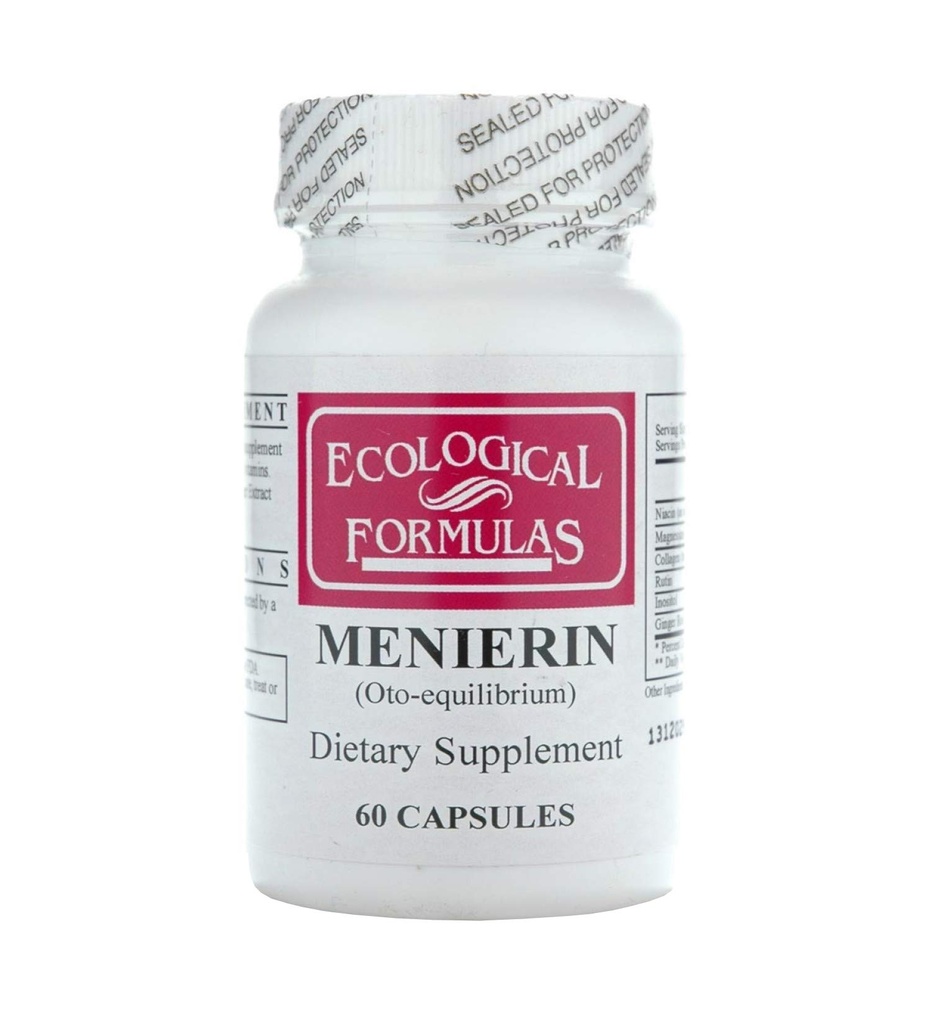 Οικολογικές Φόρμουλες Menierin, White, 60 Count
