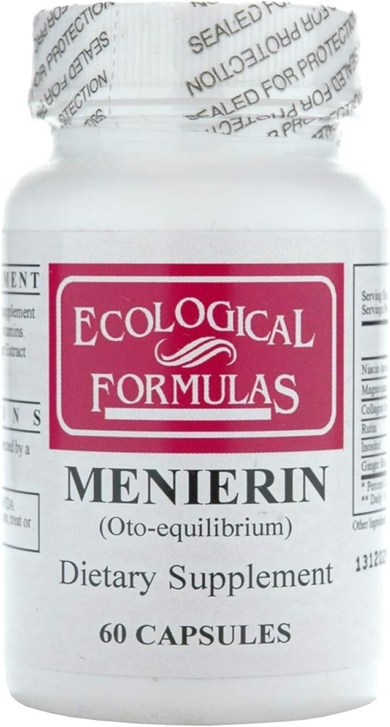 Οικολογικές Φόρμουλες Menierin, White, 60 Count
