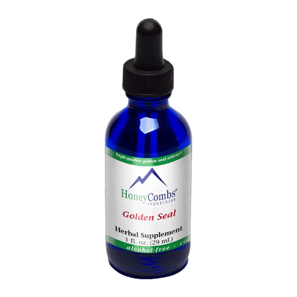 GoldenSeal Alcohol Free Extract Liquid – Natural, Organically Sourced GoldenSeal Root Supplement for Digestion, Respiratory & Immune Support – Cold Pressed Goldenseal Drops, 1 Fl Oz