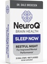 LifeSeasons NeuroQ Sleep Now - Natural Sleep Support Supplement - Διατηρήστε υγιείς κύκλους ύπνου & εγκεφαλική λειτουργία - Μελατονίνη & L-Θεανίνη - Μη-Habit Forming - 30 στοματικές λωρίδες νομισματοκοπείου