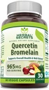 Herbal Secrets Quercetin 800 Mg με Bromelain 165 Mg Συμπλήρωμα 