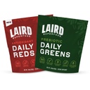 Laird Superfood Reds & Greens Bundle, Prebiotic Daily Greens and Antioxident Daily Reds Powder, 14.8oz