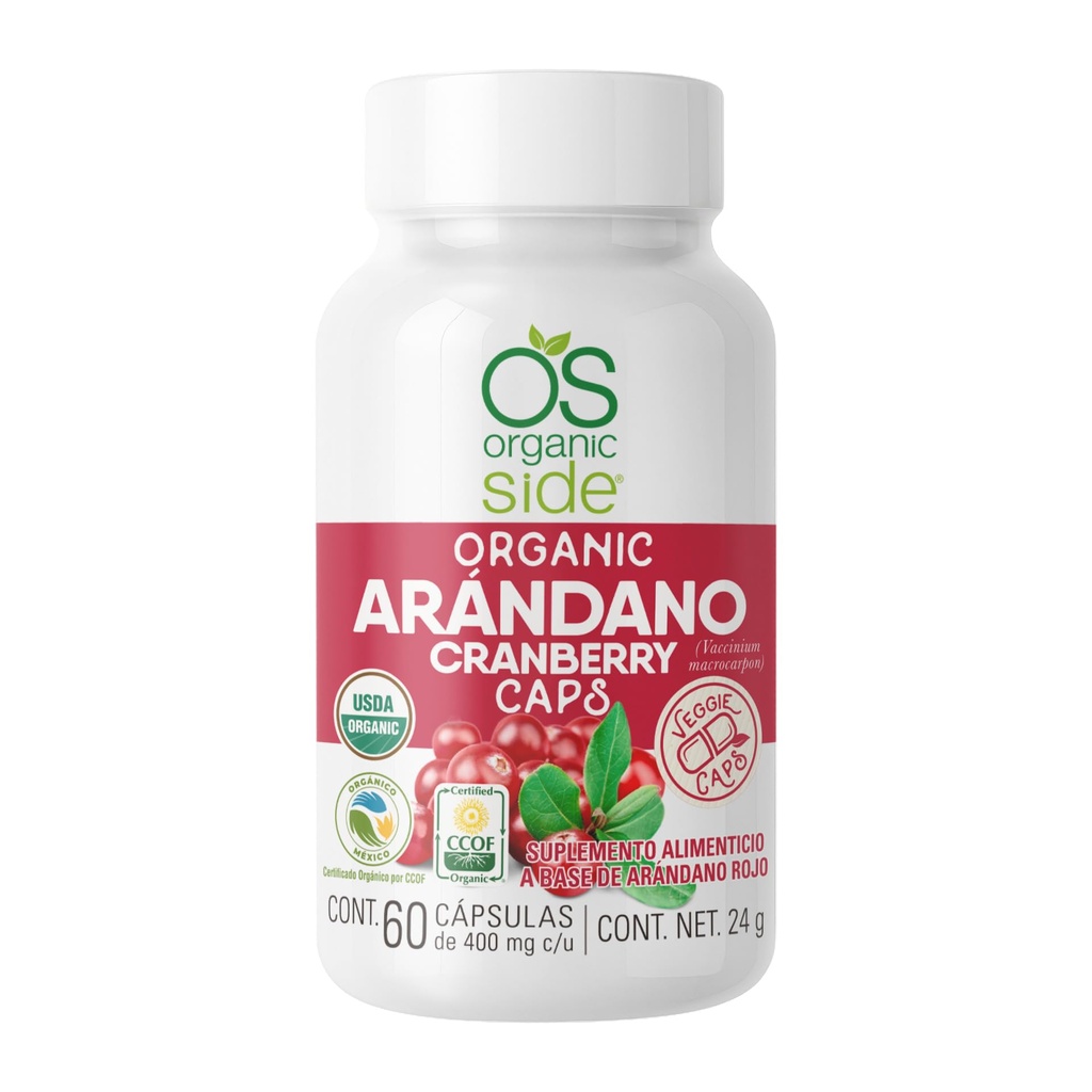 Βιολογικά Cranberry 60 Κάψουλες - Πρόληψη του UTI - Πιστοποιημένο USDA - Μη ΓΤΟ - Vegan