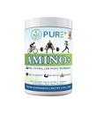 PURE Amino+ Μείγμα ποτών, Φρούτα Splash, 9 Essential Amino Acids, L-αργινίνη, L-Citrulline, 501g, 30 Servings, Premium Συμπλήρωμα ευεξίας
