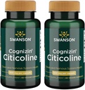 Swanson Cognizin Citicoline 1000 Milligrams 60 Veg Κάψουλες (2 Συσκευασία)