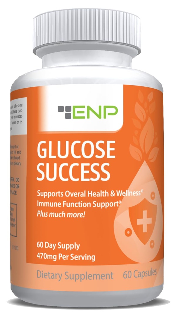 ENP Γλυκόζη Επιτυχία με Κανέλα, Gymnema Sylvestre, και Bitter Melon, 60ct