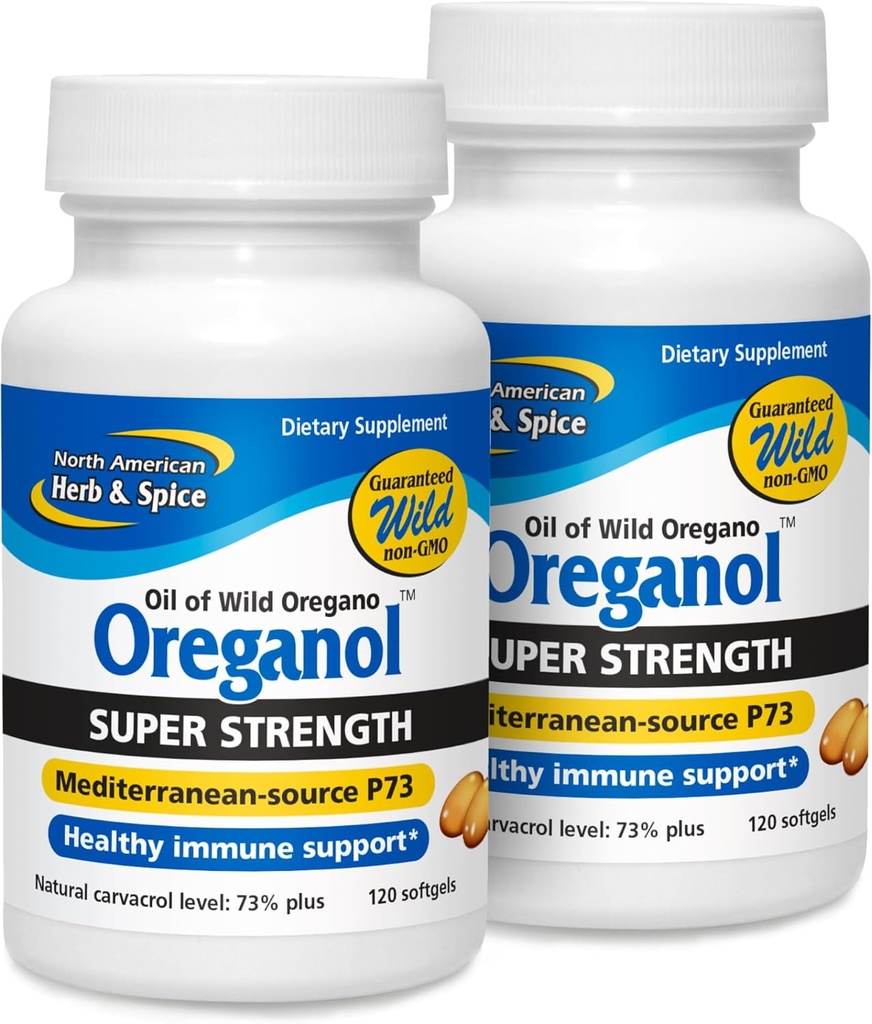 ΒΟΡΕΙΟ ΑΜΕΡΙΚΑΝΙΚΟ ΒΕΡΒΟ & ΣΠΙΤΙ Super Strength Reganol P73 - Συσκευασία των 2, 120 Softgels - Υποστήριξη ανοσοποιητικού συστήματος - Μη ΓΤΟ, Vegan Friendly - 240 Σύνολο εξυπηρετήσεων
