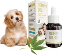 Hеmp Oil for Dogs - Κατοικίδια Ηρεμητική κάνναβη Σταγόνες για Άγχος Πόνος ύπνου Φλεγμονή Αλλεργίες Αρθρίτιδας - Υποστηρίζει την φαγούρα του δέρματος, κοινή & υγεία του ισχίου - φυτικά συμπληρώματα - Μη ΓΤΟ