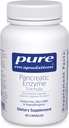 Pure Encapsulations Pancreatic Enzyme Formula - Digestive Enzymes for Digestion - Strengens Gut Health* - Στοχευμένες Κάψουλες Παράδοσης - Χωρίς Γλουτένη & Μη ΓΤΟ - 60 Κάψουλες