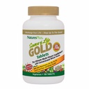 Natures Plus Source of Life Gold Multivitamin - 180 Tablets - Υποστήριξη αίματος, Υποστήριξη οστών, Υγιεινό ανοσοποιητικό σύστημα - Περιλαμβάνει Βιταμίνες D3, B12, K2 & Πάνω από 120 Ολόκληρα θρεπτικά συστατικά τροφίμων - 60 Σερβιέτες
