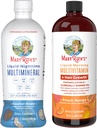 MaryRuth’s Nighttime Multimineral (Coconut, 32oz) & Multivitamin Liquid + Hair Growth (Peach Mango, 30oz) | Clean Label Project Verified® | Bedtime Routine & Beauty | Sugar-Free, Vegan, Gluten-Free