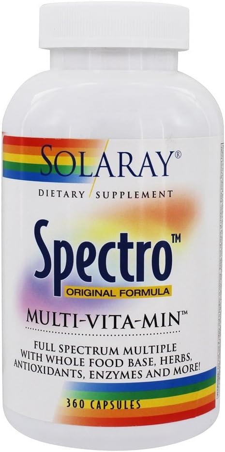 Solaray - Spectro πολυβιταμίνη - 360 κάψουλες