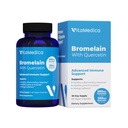 VitaMedica Bromelain & Quercetin συμπλήρωμα - 500mg Bromelain 250mg Quercetin - 2400 GDU για την ανοσία, κοινή υποστήριξη, φλεγμονή και την αποκατάσταση των μυών - 60 κάψουλες Vegan - 30 Υπηρεσίες