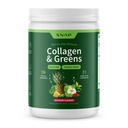 Snap Συμπληρώματα Super Greens σκόνη με Collagen Peptides, 26 φρούτα και λαχανικά, Grass Fed, μη ΓΤΟ Daily Greens για τα μαλλιά, το δέρμα, νύχια & κοινή υποστήριξη, 11,34 oz, (30 εξυπηρετούν, 1 μήνα προμήθεια)