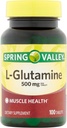 Spring Valley - L-Glutamine 500 mg, 100 Tablets