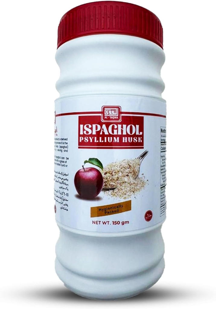 AL-TAQWA Σκόνη Ψυλλίου, Psyllium Husk, Μη Flavored, Psyllium Husk Whole, Psyllium Fiber, Isabgol Psyllium Husk, Ispagol