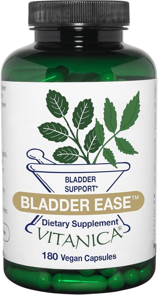 Vitanica Bladder Ease, υποστήριξη της ουροδόχου κύστης, Vegan, 180 κάψουλες
