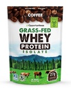 Opportunitas Grass Fed Coffee Whey Protein Isolate Powder - 27g Protein Powder Χωρίς Τεχνητά γλυκαντικά, 60mg καφεΐνη, ορμονές-ελεύθερος αγελάδες - 5lb
