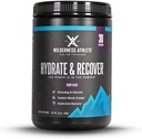 Wilderness Athlete - Hydrate & Recover | Liquid Hydration Powder Electrolyte Drink Mix - Recover Faster with Bcaas - Hydrate Powder with 1000mg of Vitamin C - 30 Serving Tub (Berry Blast)