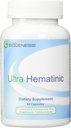 Nutra BioGenesis - Ultra Αιματινικό - Σιδήρου, Β Βιταμίνες και χαλκού για την απορρόφηση σιδήρου, RBC Υποστήριξη και Ενέργεια - 60 κάψουλες