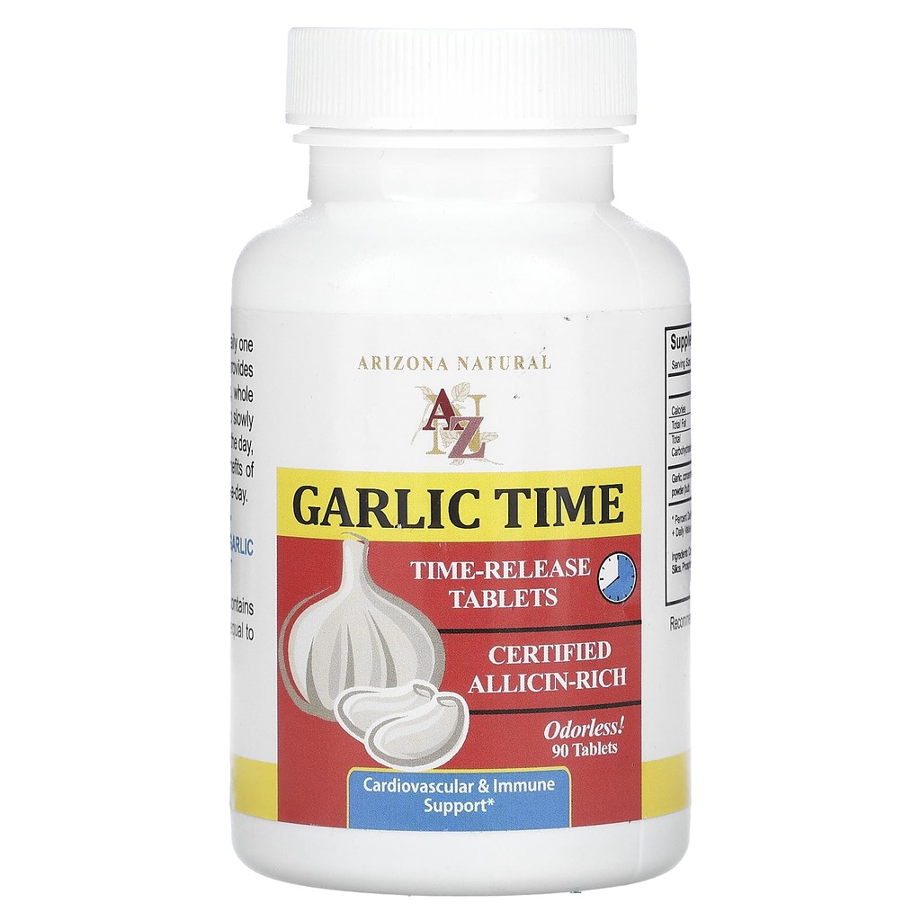 Arizona Natural Garlic TR 1800 mg Time-Released Tabs, 90 Count